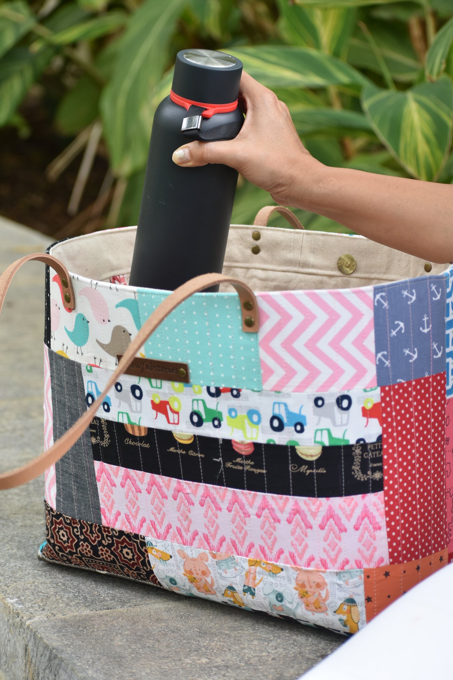 Patchwork Tote - Birds