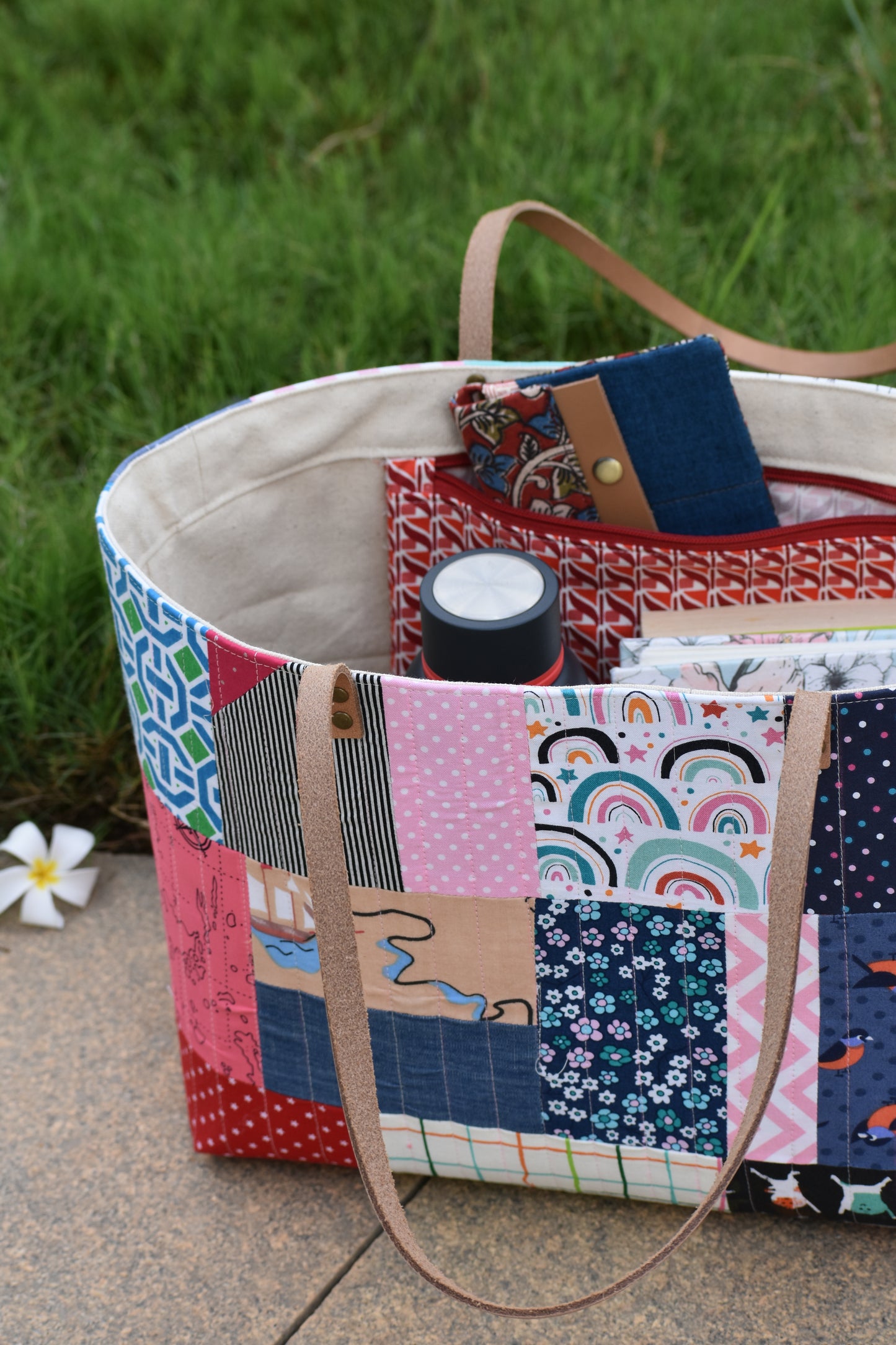 Patchwork Tote - Birds