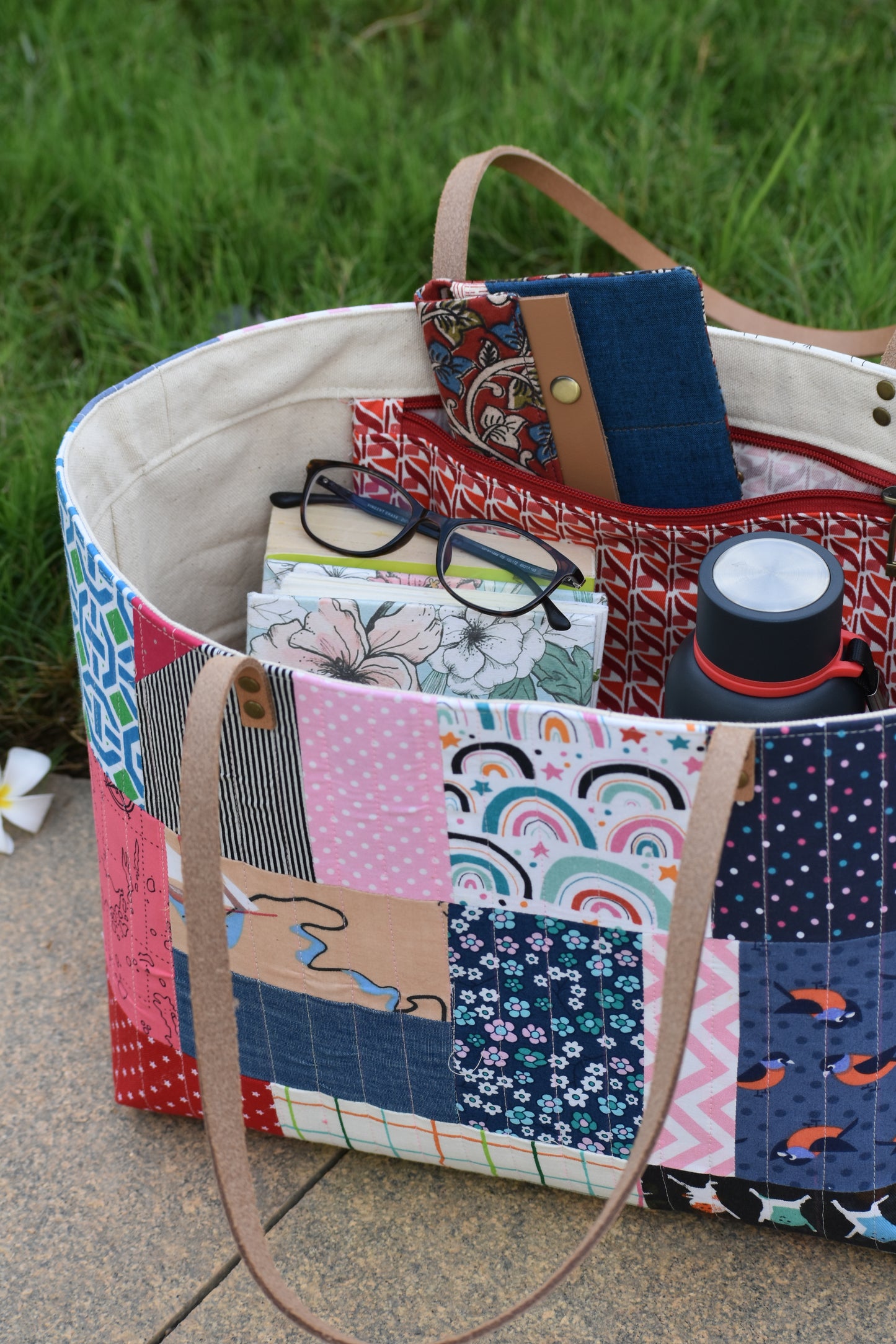 Patchwork Tote - Birds