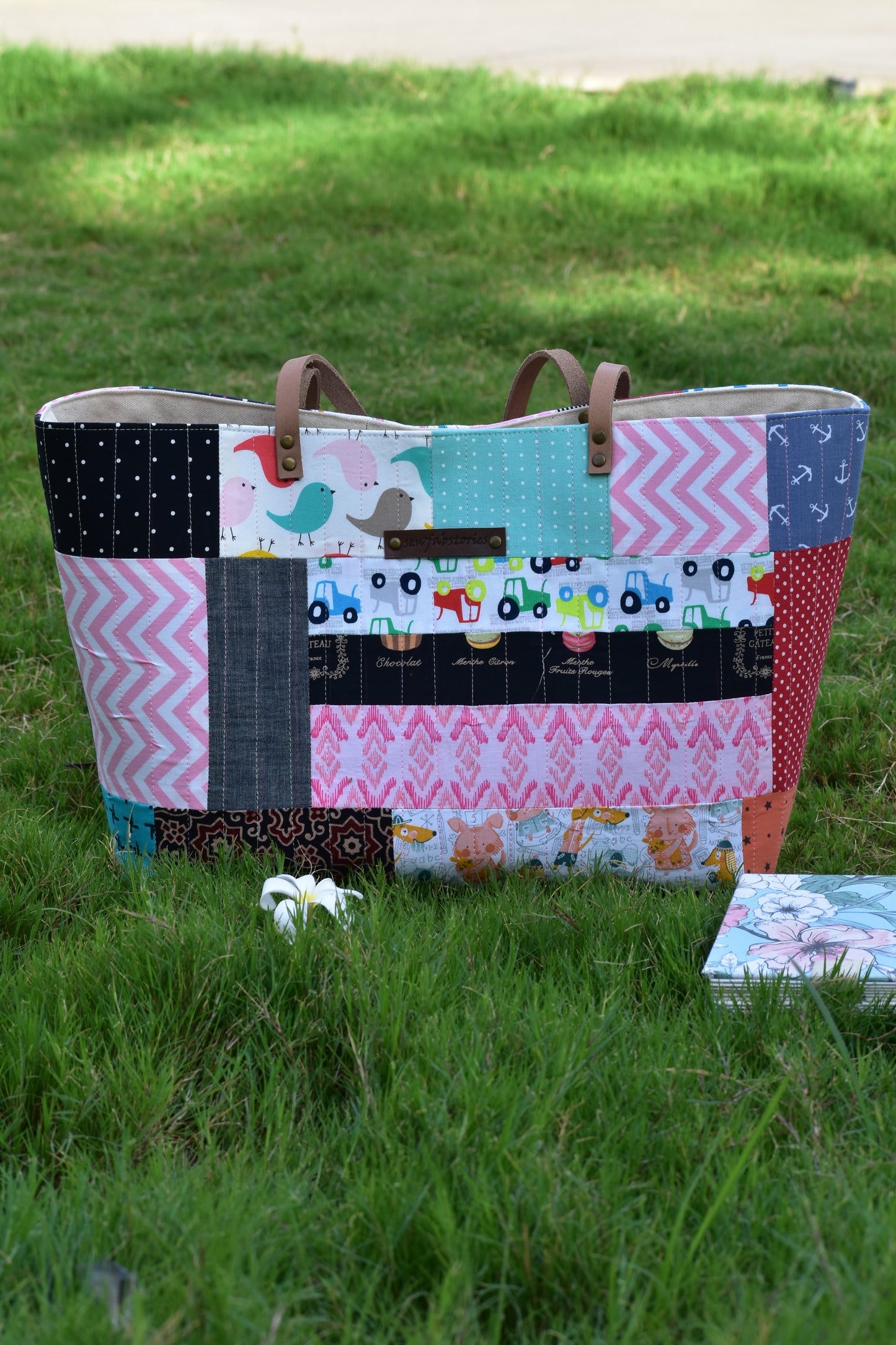 Patchwork Tote - Birds