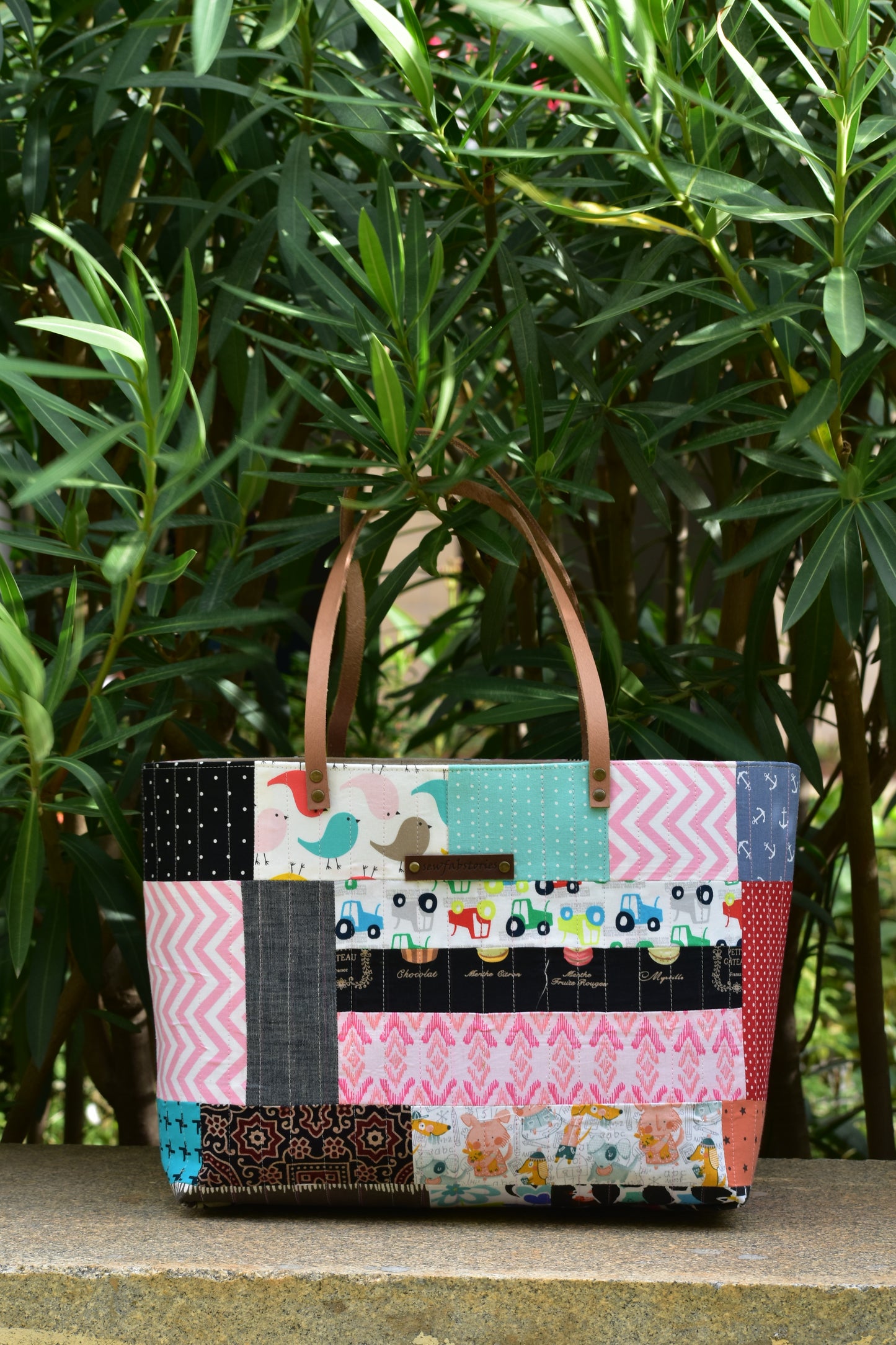 Patchwork Tote - Birds