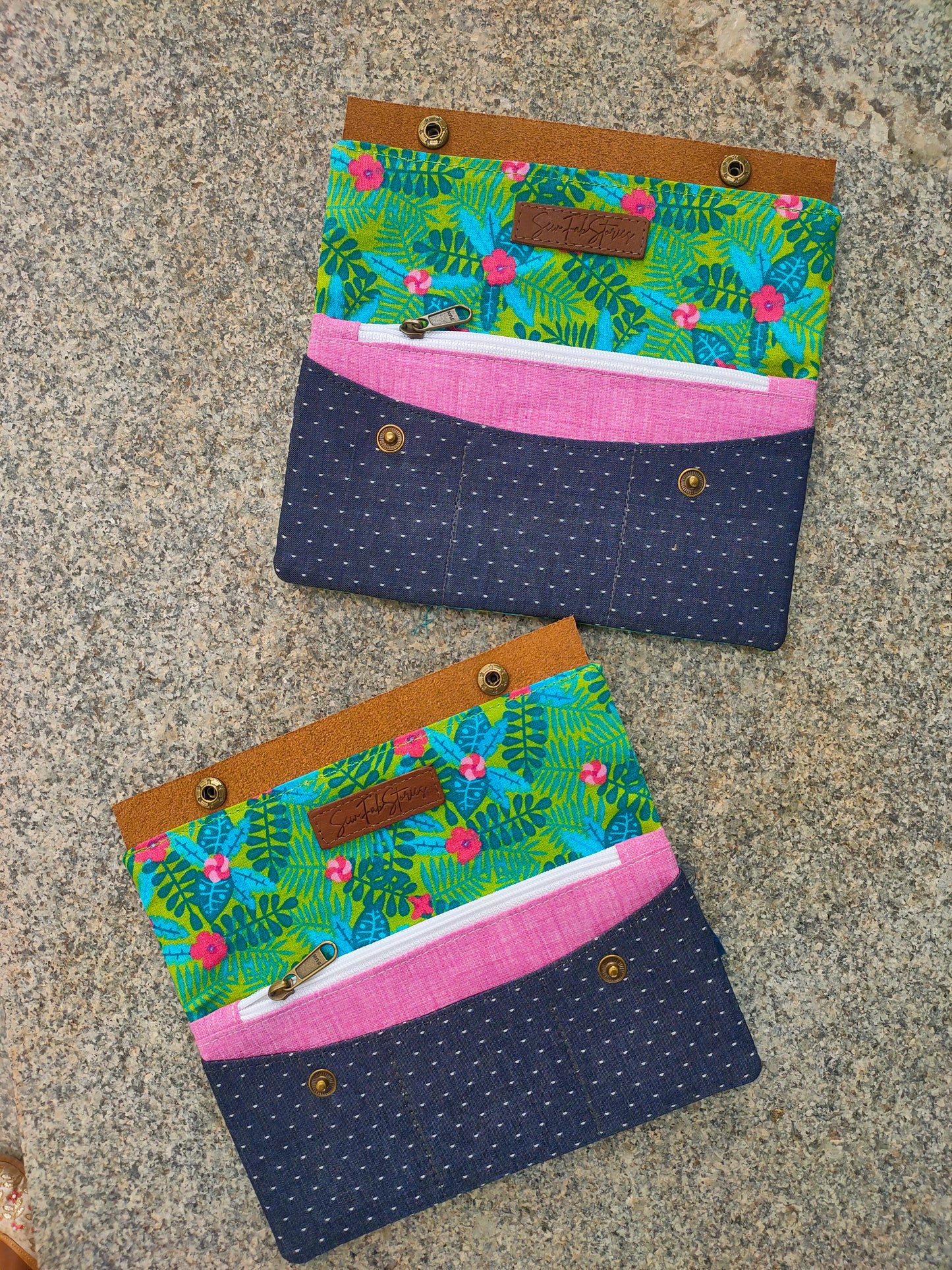 Minimalist Wallet - Green Tropical