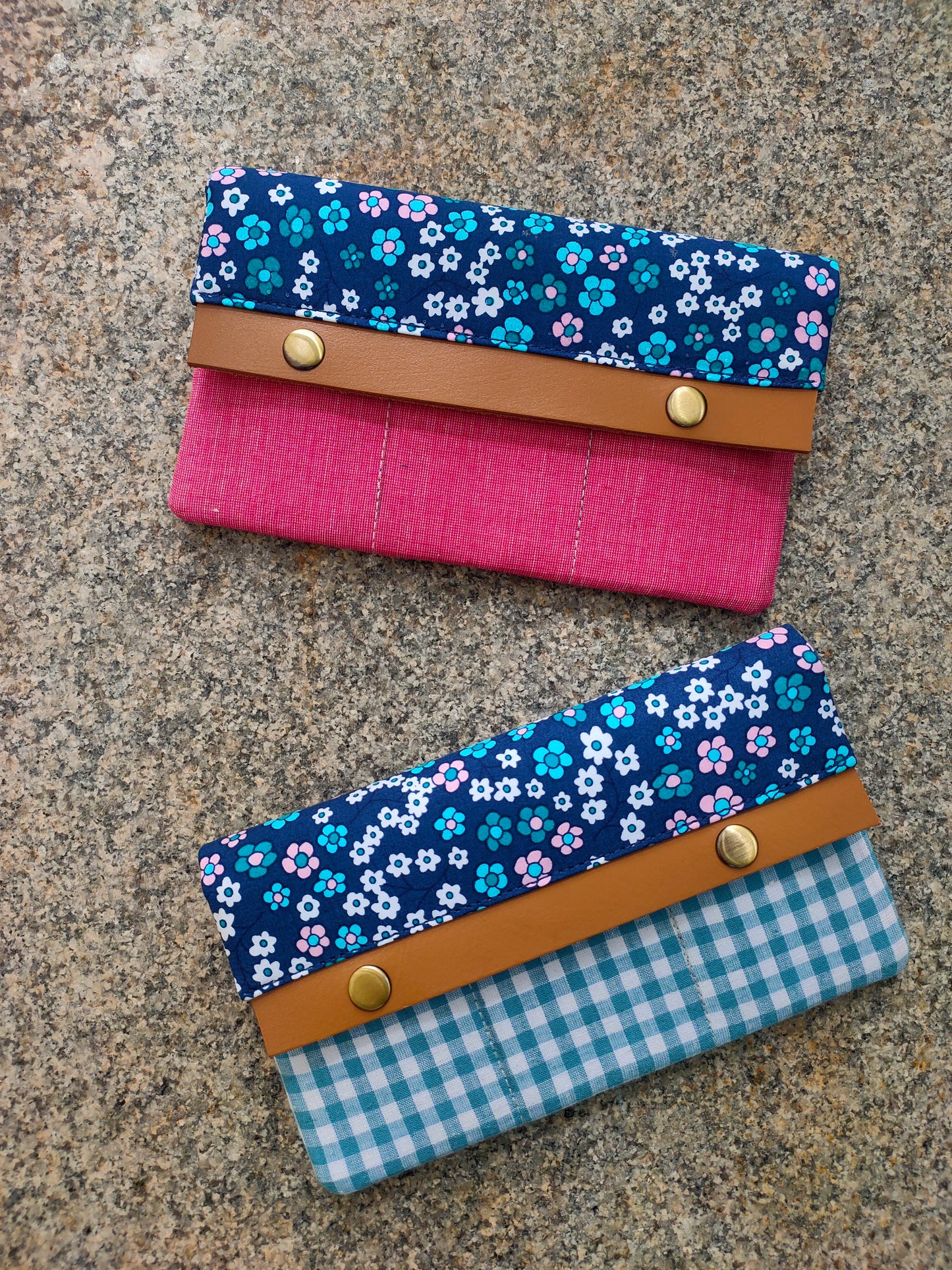 Minimalist Wallet - Azure Bloom
