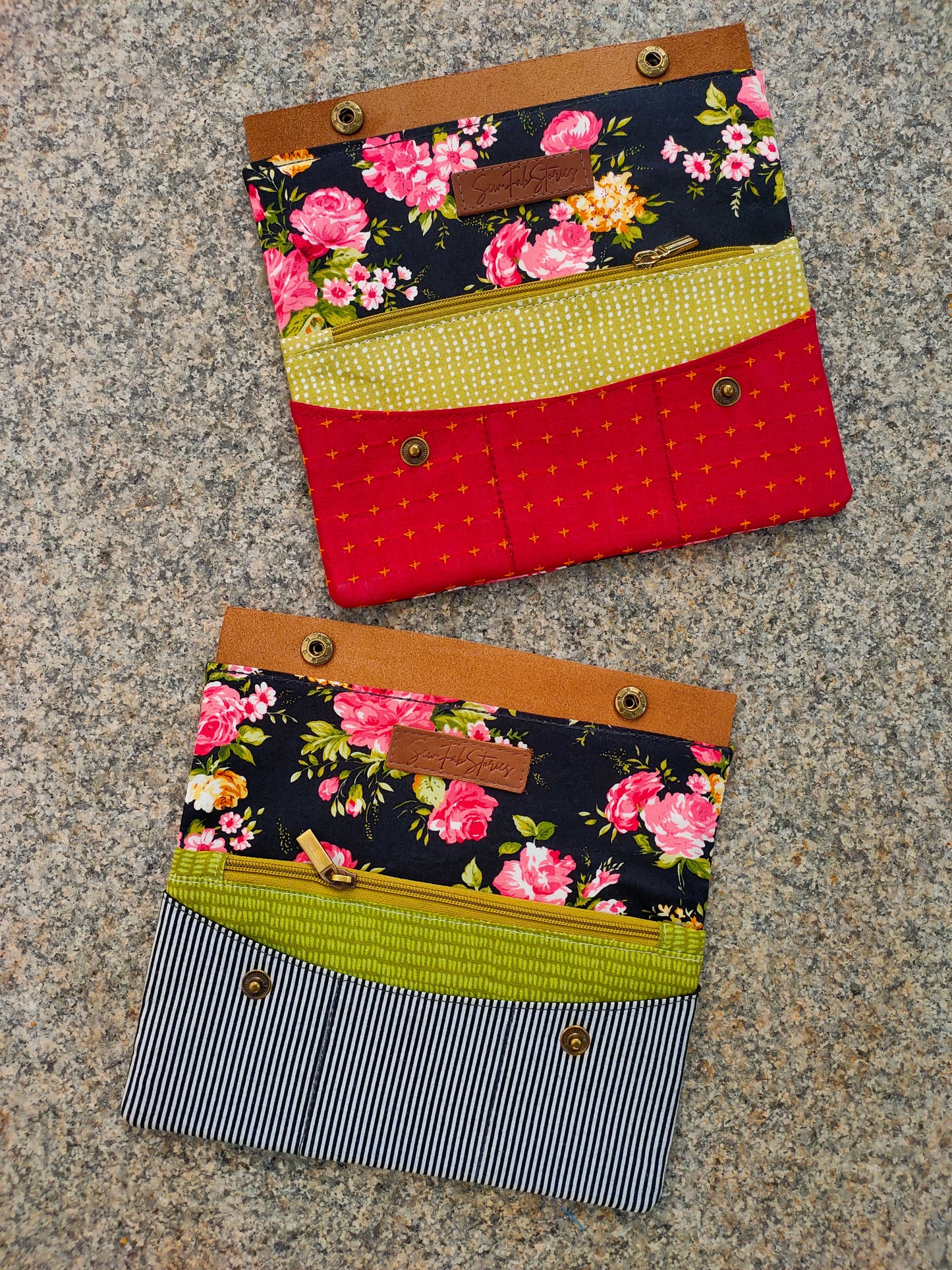 Minimalist Wallet - Midnight Floral