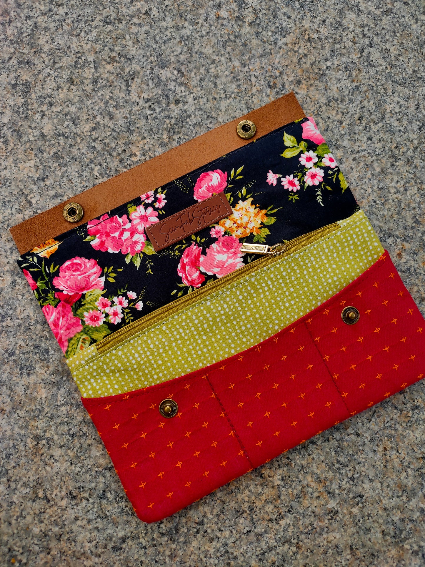Minimalist Wallet - Midnight Floral