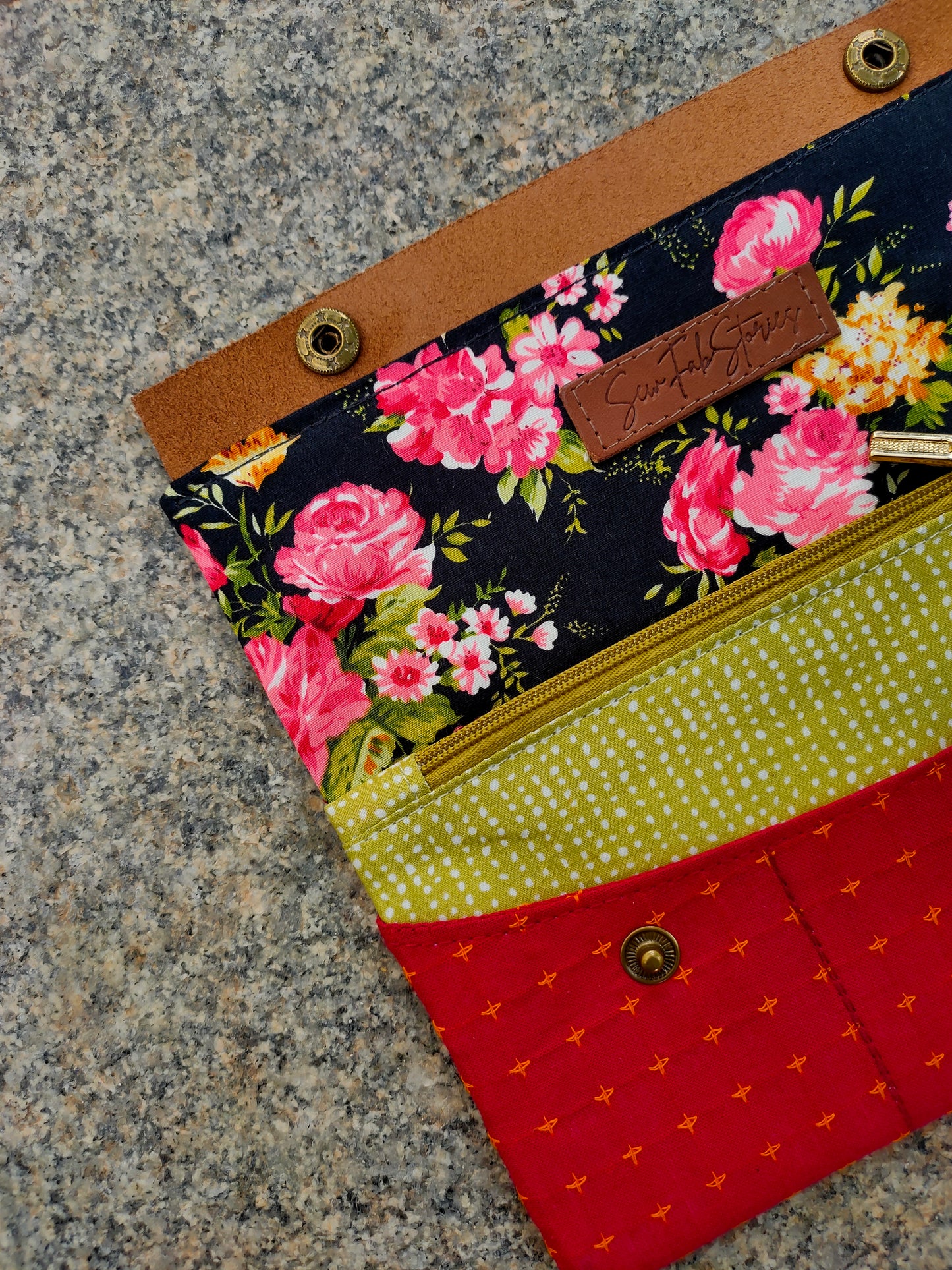Minimalist Wallet - Midnight Floral