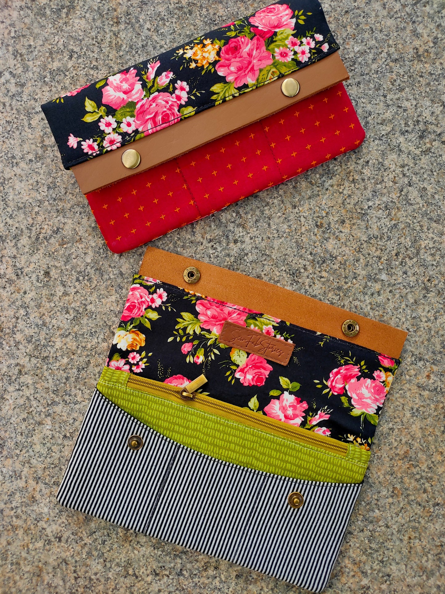 Minimalist Wallet - Midnight Floral