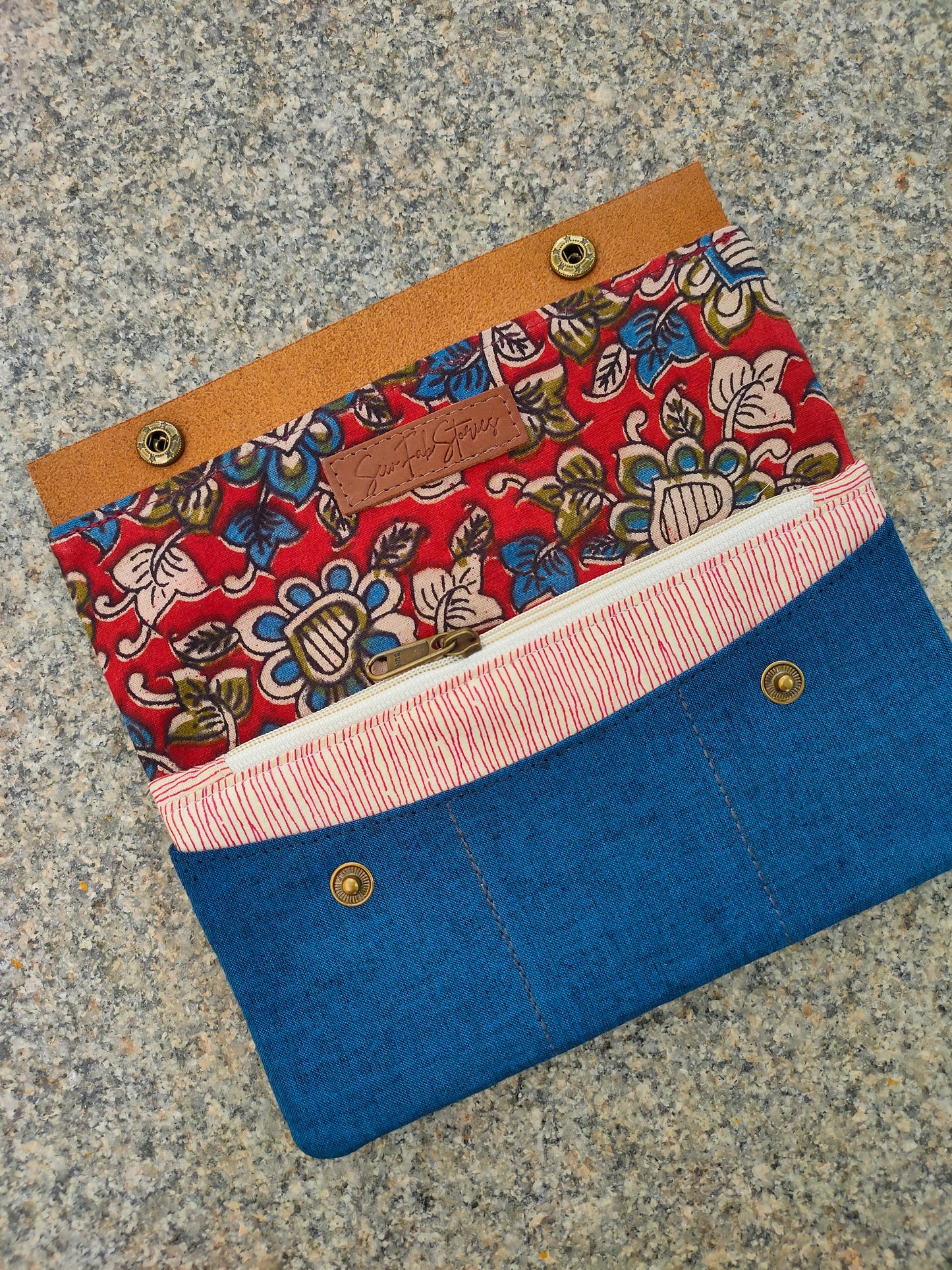 Minimalist Wallet - Kalamkari