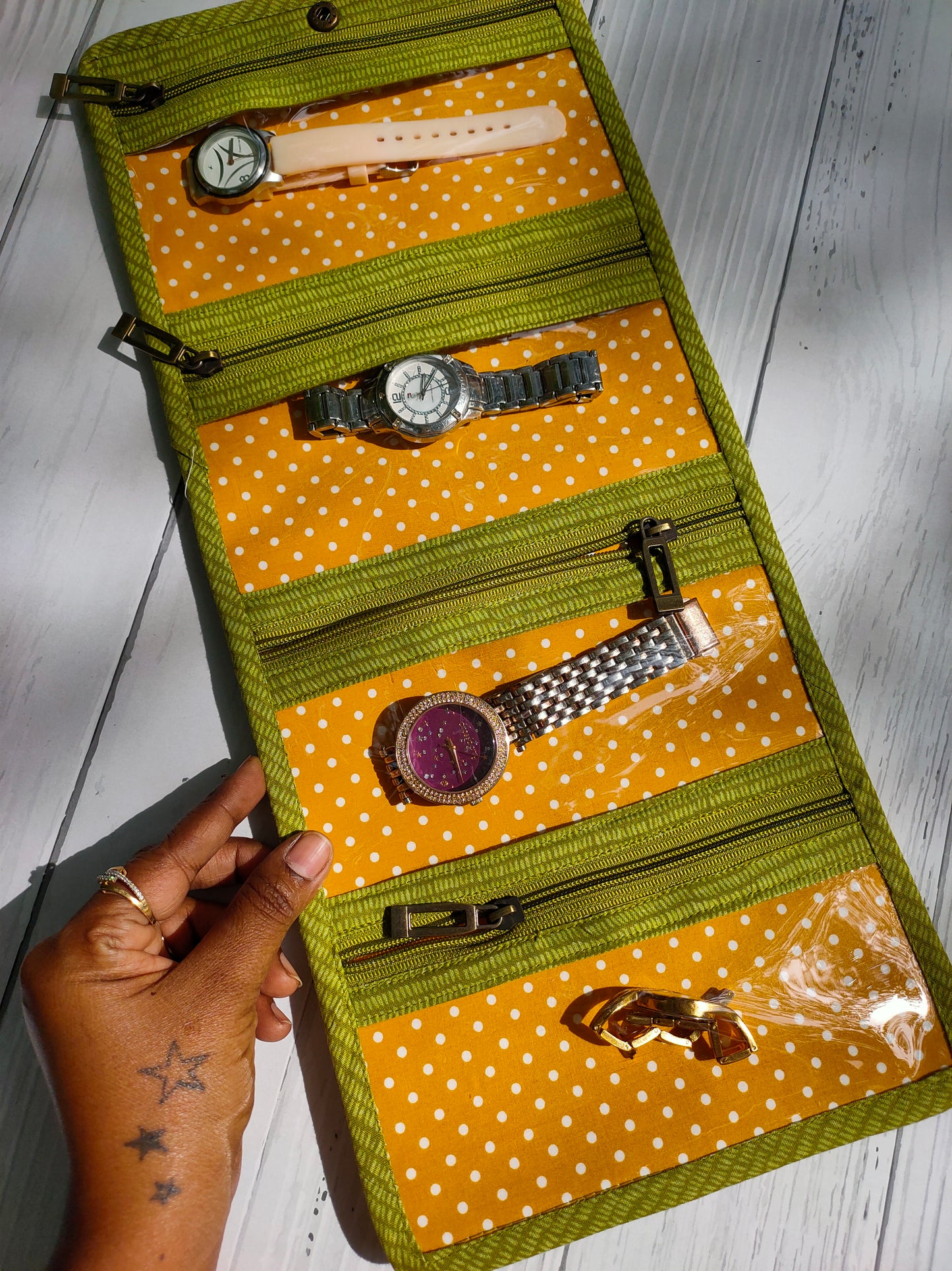 Watch Organizer - Green Plants