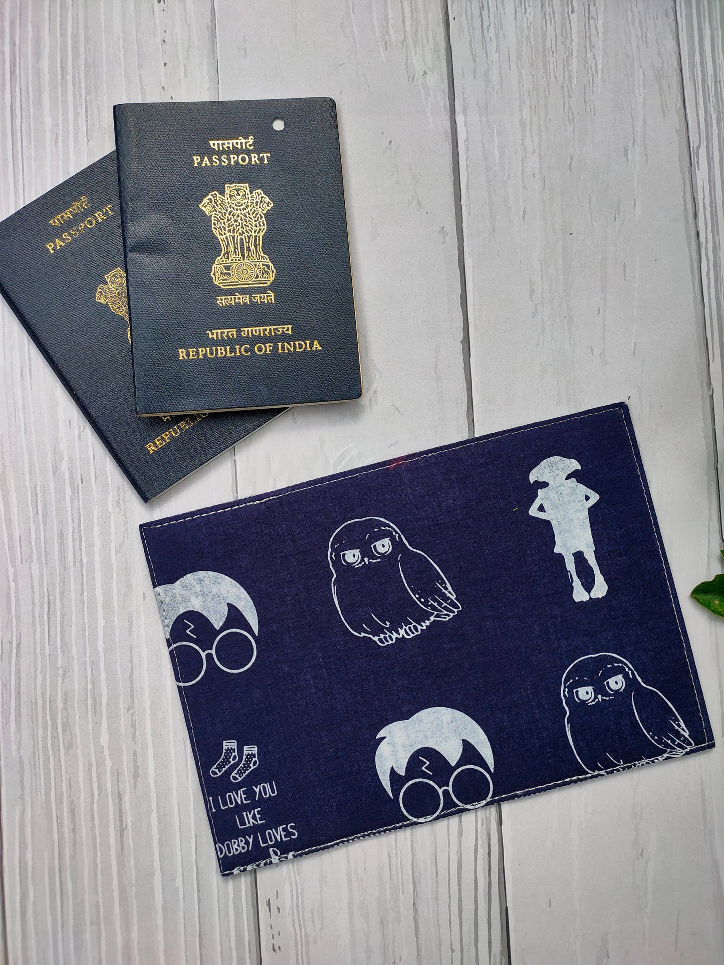 Passport Sleeve - Blue HP