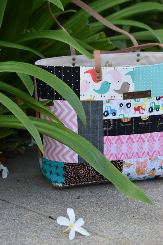 Patchwork Tote - Birds