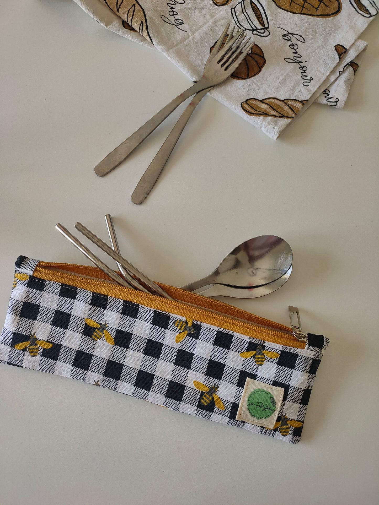 Cutlery pouch - Bumblebees