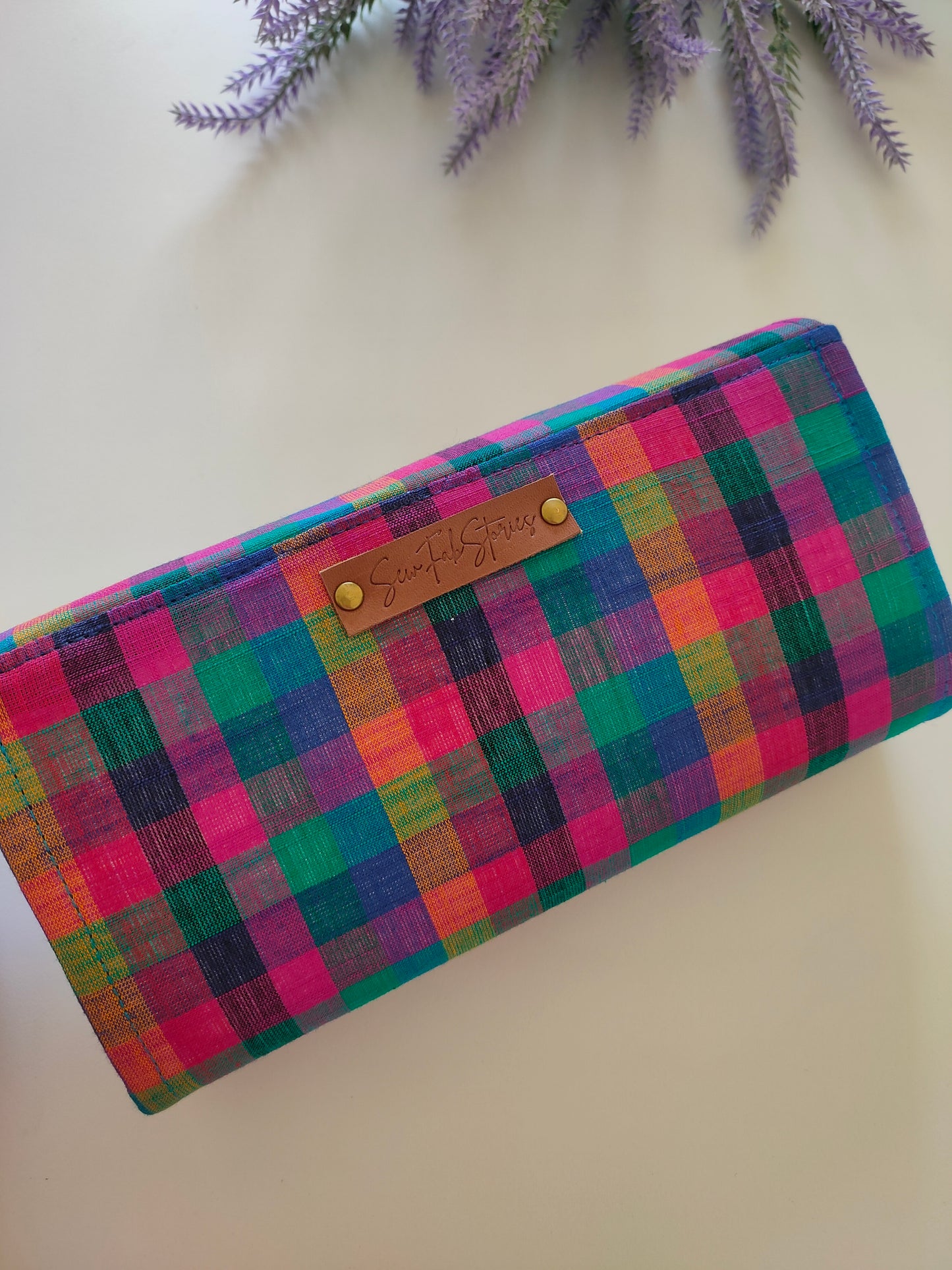 NCW Wallet - Small Madras Checks