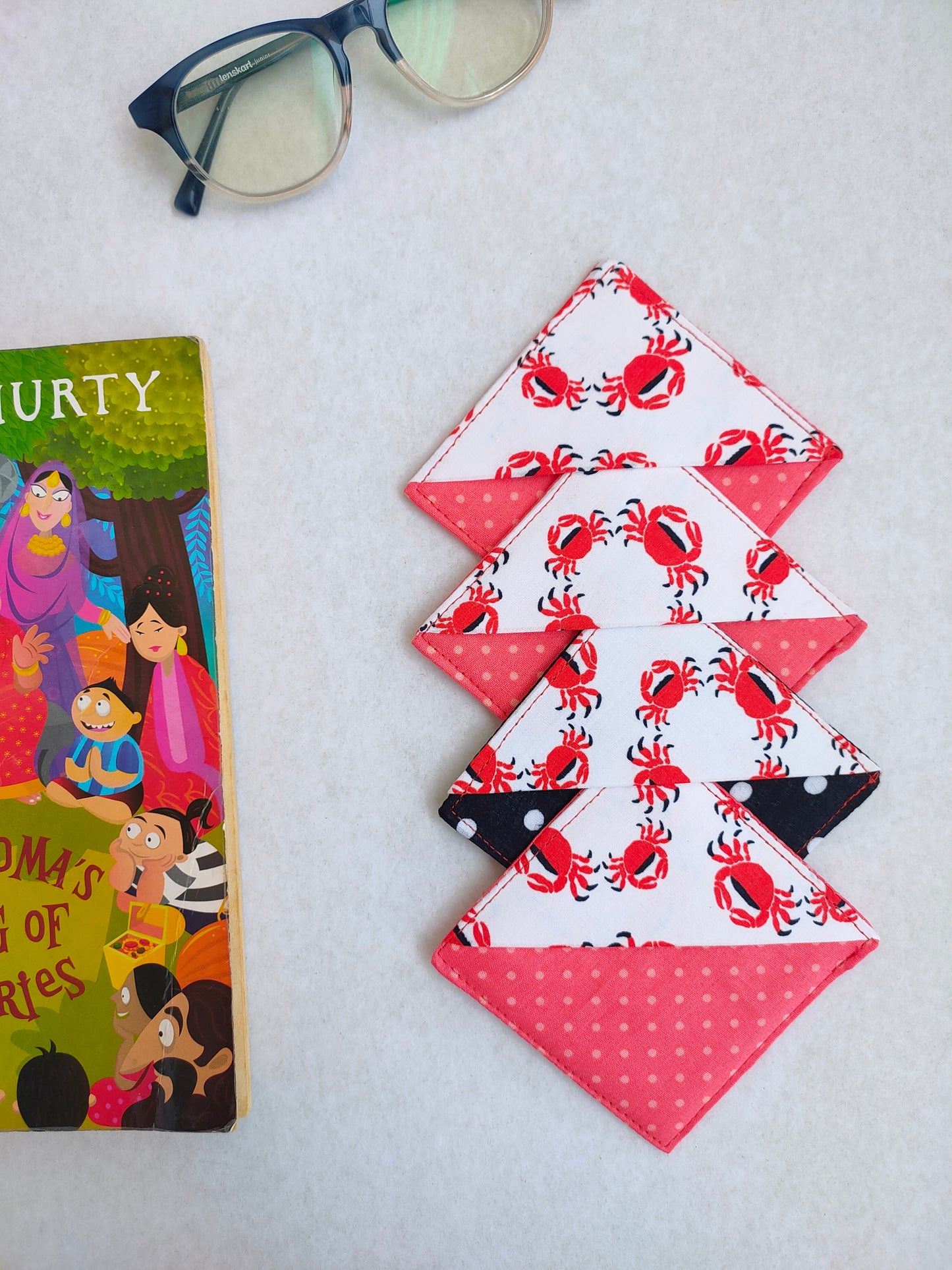 Corner Bookmark - Cute Crabs