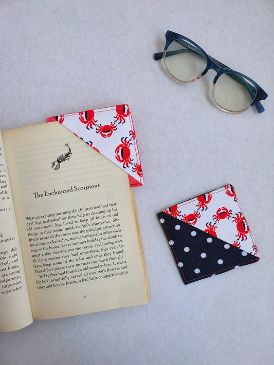 Corner Bookmark - Cute Crabs