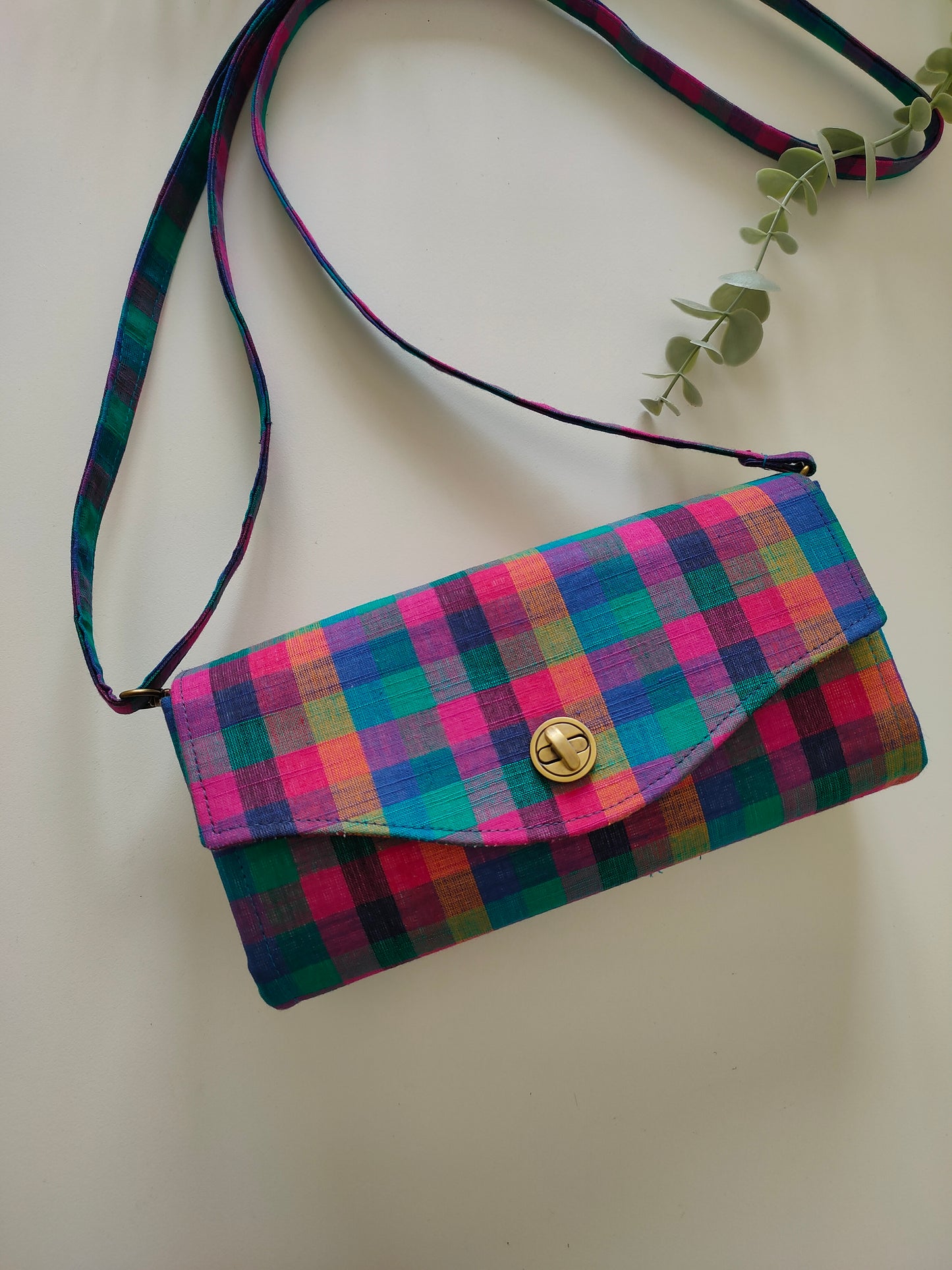 NCW Wallet - Small Madras Checks