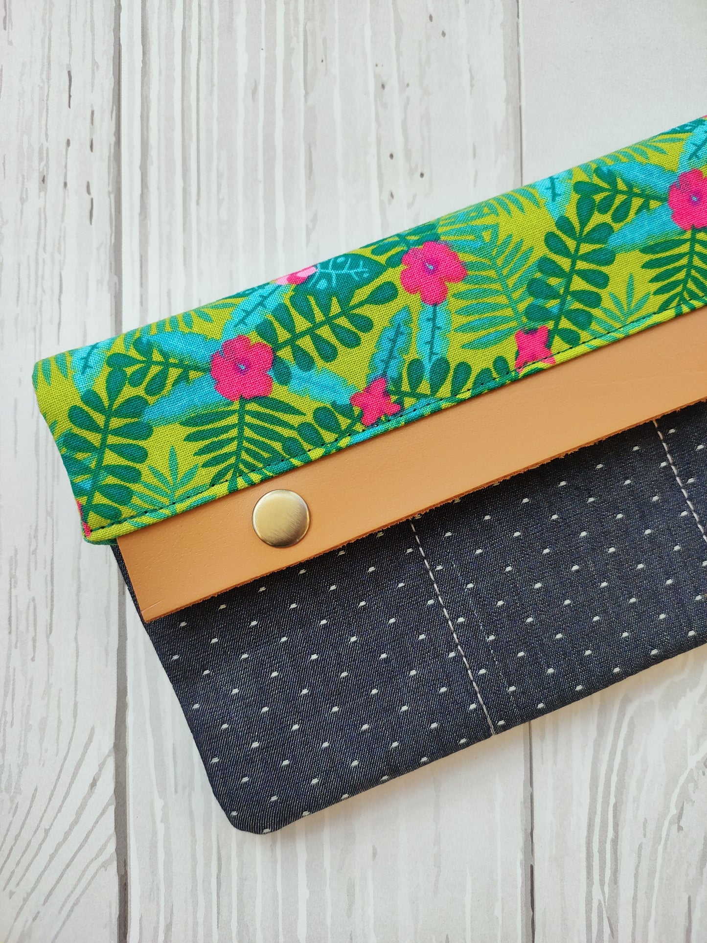 Minimalist Wallet - Green tropical